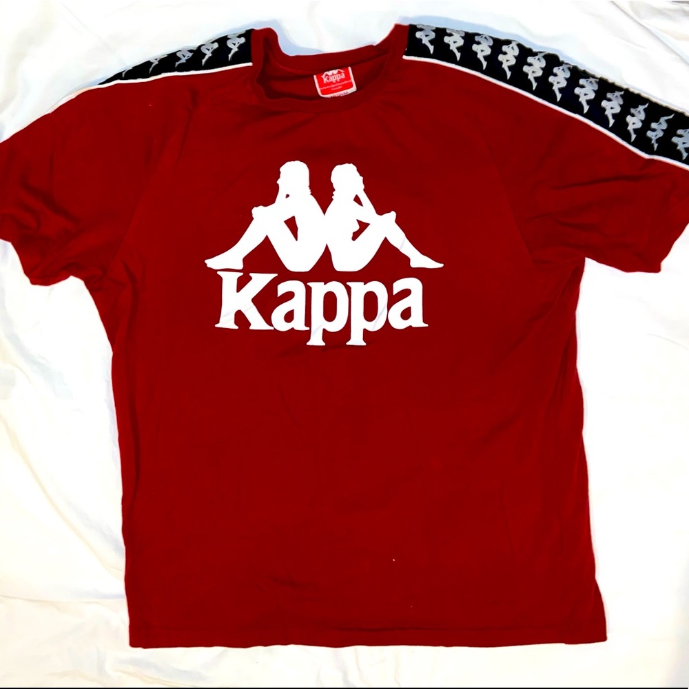 KAPPA Vintaged Size Medium Red Shirt